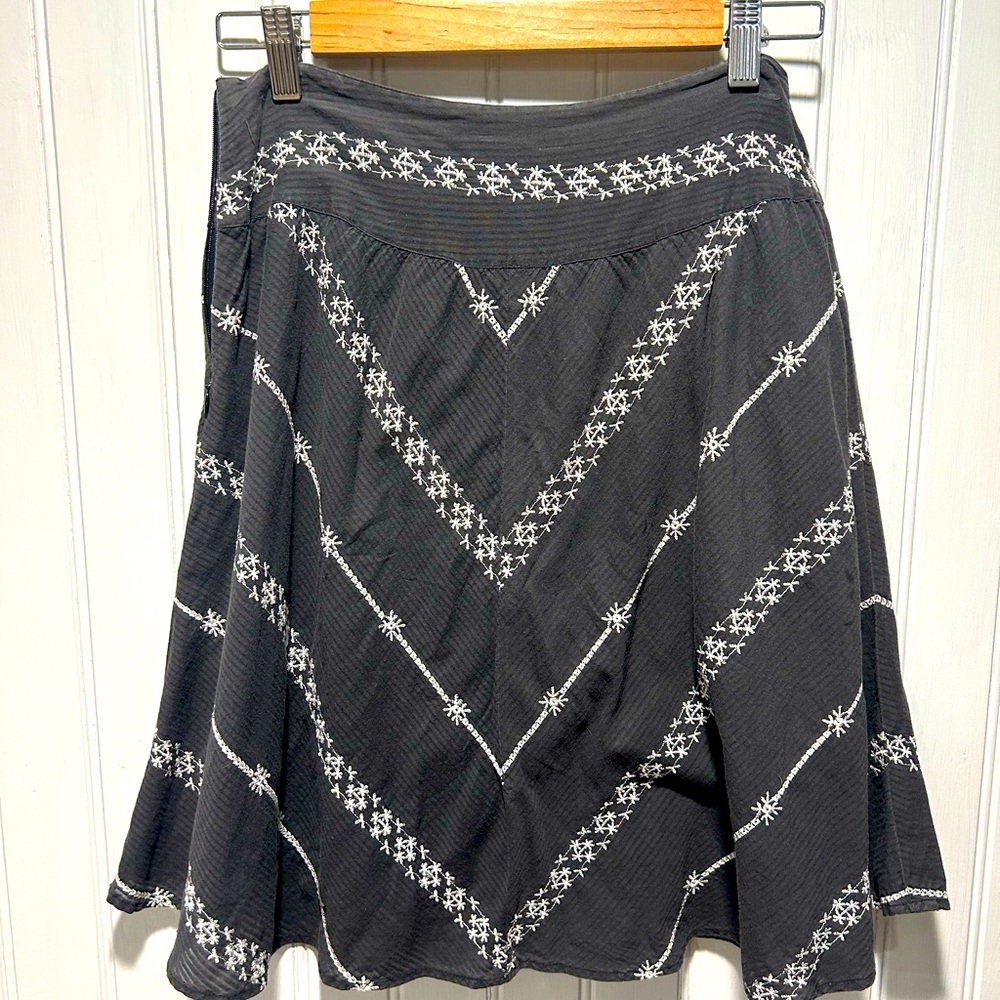 Pretty Cotton Embroidered Summer Skirt